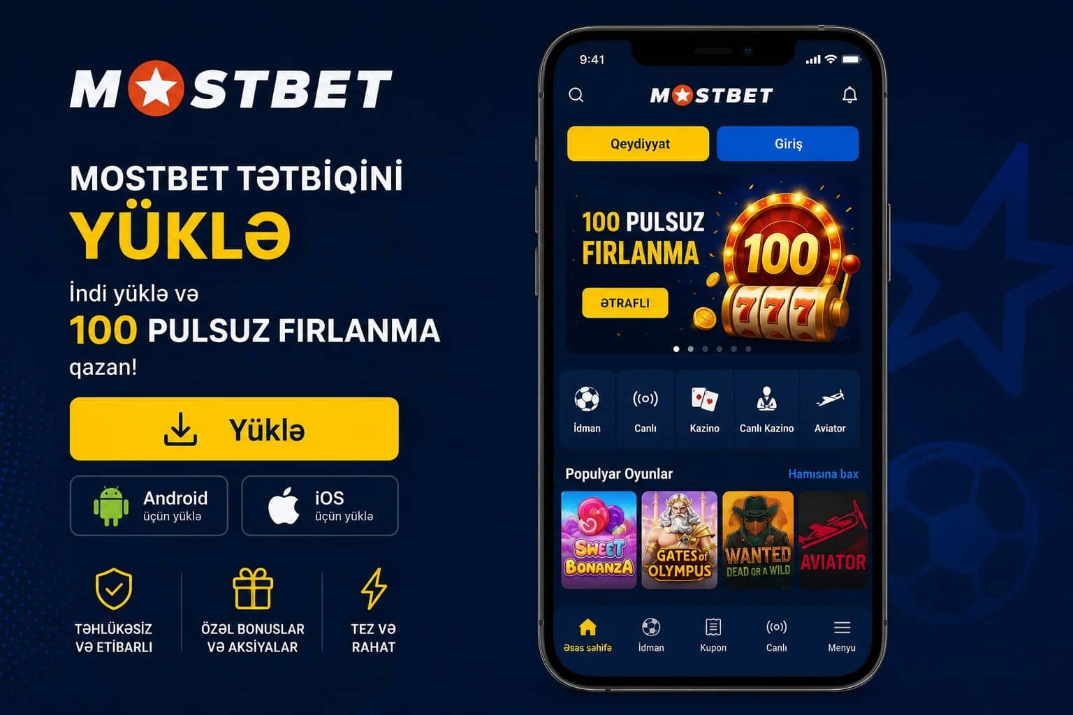Mostbet AZ mobil tətbiq — Android APK yükləmə və iOS quraşdırma